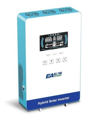 POWLAND 4000W Solar Hybrid Inverter, Pure Sine Wave Inverter 24V to 110V/120V & Built-in 60A MPPT Controller, Work with 24V Lead Acid/LiFePO4 for Homes, RVs