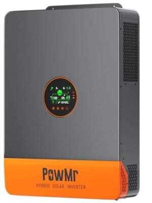 PowMr 10000W Split Phase 48V to 120/240V AC Solar Inverter, UL1741 10KW Inverter with 200Amp MPPT Charge Controller, for 48V Lead Acid, Lithium Battery, User-Define【 Support up to 6 Unit Parallel】