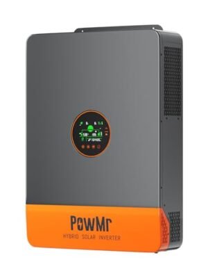 PowMr 12000W Hybrid Solar Inverter, 48V DC to 110V/240V AC Split Phase Inverter with 200A MPPT Controller, Max PV Input 13.2kW, 500VDC, Supports Up to 6 in Parallel, for Lead Acid Lithium Battery