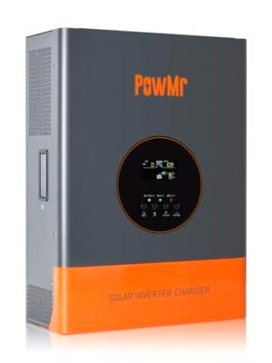 PowMr Split Phase 10000W 48VDC to 110V/220VAC Solar Inverter, 10KW with 120A MPPT Charge Controller, Peak Power:30000W, Max PV Input 6400W, Work for 48V Lead-Acid, Li Battery