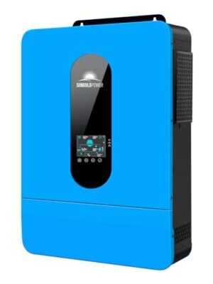 SUNGOLDPOWER 6500W 48V Solar Inverter, Split Phase,Built-in 2 MPPTs, Max 140A Battery Charging, AC Input/Output 120V/240V(settable),Pure Sine Wave Inverter(Parallel/WiFi/BMS COMM) UL1741