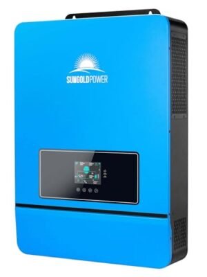 SUNGOLDPOWER 8000W 48V Solar Inverter, Built-in 2 MPPTs, Max 200A Battery Charging,Split Phase AC Input/Output 120V/240V(settable),Pure Sine Wave Inverter UL1741 SPH8048P(WiFi and BMS COMM)