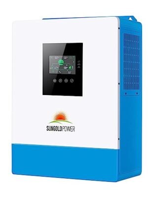SUNGOLDPOWER UL1741 5000W 48V Solar Inverter Pure Sine Wave, 120Vac AC Input/Output,All in One, 100A MPPT Solar Charger and 40A AC Battery Charger SPH5048P(Parallel&Batteryless&Comm)